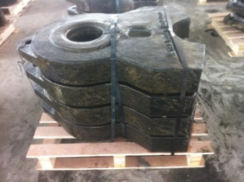 Martelo de triturador de aço alto de manganês