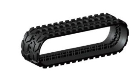 Como você dimensiona as faixas de borracha?