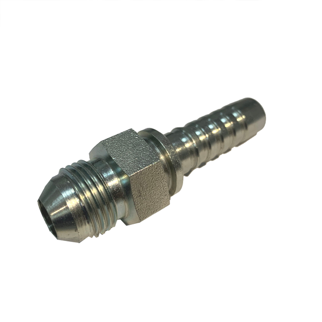 Aço de carbono forjado farpado para o ajuste de mangueira de fios a NPT