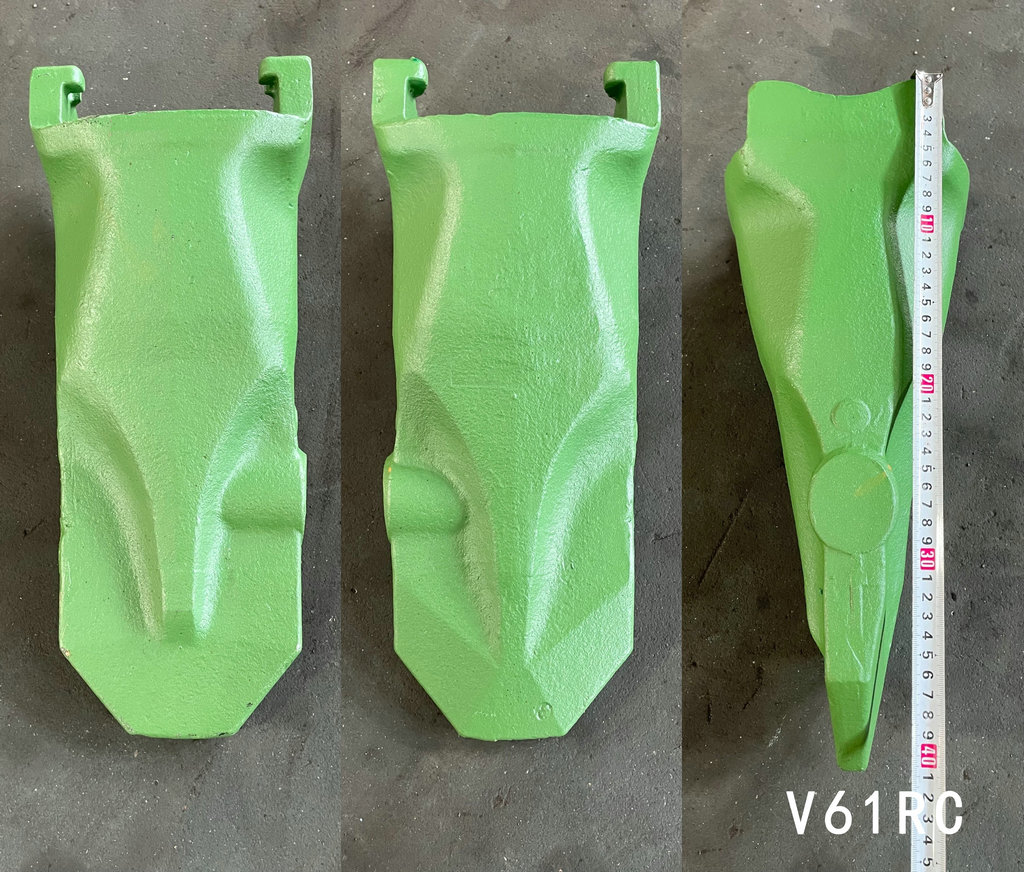 Tipos de dentes da caçamba