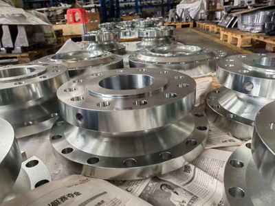 125kgs pesados ​​de zinco de zinco flange de aço de usinagem para sistema de controle de fluxo